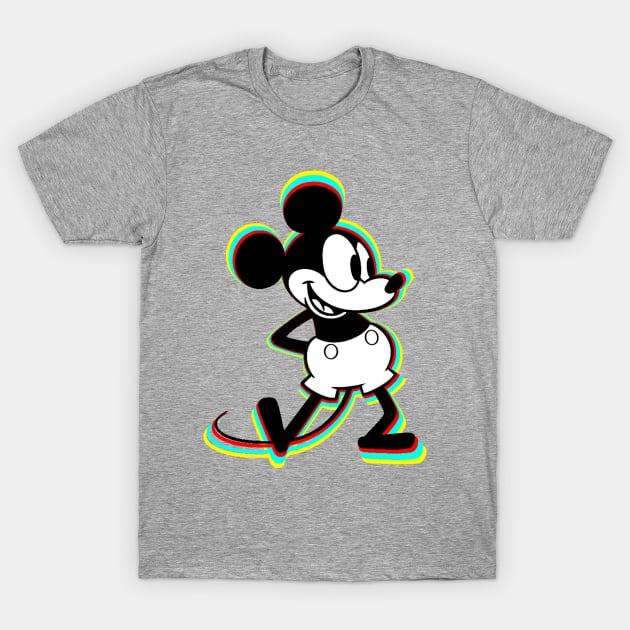 MICKEY MOUSE, STEAMBOAT WILLIE T-Shirt by Diyutaka